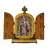 Foto de um(a) Oratório de Mesa com Imagem Barroca Santana e Virgem Maria, Década de 1990, da categoria de Objetos religiosos e espirituais. Oratório de mesa com imagem barroca da santana e a virgem maria, todo em madeira policromada com portas em relevo e... Vendido no marketplace Trésors.