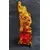 Foto de um(a) Escultura Coração, Peça Única, Anos 2000, da categoria de Escultura. Escultura coração: em resina folhada a ouro e envelhecida, detalhe da abelha em latão oxidado, base em acrílico âmbar com... Mostrado de uma perspectiva diferente. Vendido no marketplace Trésors.