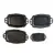 Foto de um(a) Combo com 04 Bandejas, da categoria de Bandejas. Combo com 4 bandejas pequenas, em ferro com pintura eletrostática na cor preta, todas com borda em relevo. Medidas 1: L 28... Vendido no marketplace Trésors.
