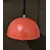 Foto de um(a) Luminária Orange Anos 50, da categoria de Pendentes. Luminária de teto na cor laranja com parte interna com vidro fosco e suporte para regular a altura, década de 1950.A: 18 cm... Mostrado de uma perspectiva diferente. Vendido no marketplace Trésors.