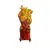 Foto de um(a) Escultura Coração, Peça Única, Anos 2000, da categoria de Escultura. Escultura coração: em resina folhada a ouro e envelhecida, detalhe da abelha em latão oxidado, base em acrílico âmbar com... Vendido no marketplace Trésors.