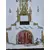 Foto de um(a) Fachada da Igreja Nossa Senhora do Brasil, Urca, Rio de Janeiro, Década de 1990, da categoria de Objetos de parede esculturais. Fachada da igreja nossa senhora do brasil, urca - rio de janeiro. Em gesso policromado com moldura em madeira e camurça... Mostrado de uma perspectiva diferente. Vendido no marketplace Trésors.