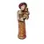 Foto de um(a) Imagem de Santo Antônio, Porto Seguro - Bahia, Década de 1980, da categoria de Objetos religiosos e espirituais. Imagem de santo antônio em terracota. Esplendor e coroa em metal. Com descrição do artesão e como todas as obras do autor,... Vendido no marketplace Trésors.