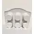 Foto de um(a) Porta Temperos, Década de 2000, da categoria de Saleiros e pimenteiros. Porta temperos em melamina policromada com 6 frascos de vidro com tampa, década de 2000. Embalagem original. Frascos: A 9,5... Mostrado de uma perspectiva diferente. Vendido no marketplace Trésors.