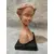 Foto de um(a) Busto Feminino anos 2000, da categoria de Escultura. Busto feminino em técnica mista com pátina terracota e base em granito ebanizado, década de 2000 peça única pelo designer... Mostrado de uma perspectiva diferente. Vendido no marketplace Trésors.