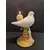 Foto de um(a) Pomba em Cerâmica e Madeira, Década de 2000, da categoria de Modelos e estatuetas. Pomba de cerâmica craquelada na cor bege e base em madeira torneada na cor mostarda, tassel bege com porcelana, década de... Mostrado de uma perspectiva diferente. Vendido no marketplace Trésors.