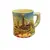 Foto de um(a) Caneca Belga em Cerâmica, Souvenir de 1999, da categoria de Canecas. Caneca belga em cerâmica com relevo e policromia feita a mão: apresentando marcos arquitetônicos da cidade de bruxelas e... Vendido no marketplace Trésors.