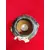 Foto de um(a) Vaso Leões em Terracota, da categoria de Vasos. Vaso em terracota ebanizado e envelhecido. Dois leões em latão nas laterais e uma corda de algodão completa a peça com seu... Mostrado de uma perspectiva diferente. Vendido no marketplace Trésors.