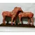 Foto de um(a) Escultura em papal mache - Love Horse, da categoria de Escultura. Peça única pelo designer marcelus ribas. Escultura em papier mache com patina terracota e base em madeira. A: 30cmL: 50cm... Mostrado de uma perspectiva diferente. Vendido no marketplace Trésors.