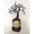 Foto de um(a) Bonsai em arame, da categoria de Escultura. Bonsai em arame queimado apoiado em pedra sabão frisada e base em madeira ebanizada e entalhada peça única e assinado pelo... Mostrado de uma perspectiva diferente. Vendido no marketplace Trésors.