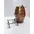 Foto de um(a) Barril de Cobre Oxidado, Década de 1940, da categoria de Outros utensílios de bar. Barril de cobre oxidado, com suporte em latão ebanizado, década de 1940. Torneira é decorativa, mas não impedindo o uso.... Mostrado de uma perspectiva diferente. Vendido no marketplace Trésors.