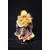 Foto de um(a) Boneca Porcelana e Tecido, Per Bambino, Década de 1990, da categoria de Bonecas. Boneca com membros e cabeça em porcelana, corpo em tecido/enchimento. Vestido original, cabelos de vinil e acompanha suporte... Mostrado de uma perspectiva diferente. Vendido no marketplace Trésors.