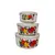 Foto de um(a) Conjunto 3 Bowls em Porcelana Santa Rosa-Pedreira, Década de 1940, da categoria de Travessas e tigelas. Conjunto de 3 bowls em porcelana com estampa de frutas policromadas e filete em ouro. Década de 1940, porcelana santa rosa -... Vendido no marketplace Trésors.