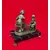 Foto de um(a) Escultura em Biscuit Bronze Oxidado, Década de 2000, da categoria de Escultura. Escultura em biscuit com pátina bronze oxidada e azinhavrada, base em madeira marmorizada com pés de latão com a mesma... Mostrado de uma perspectiva diferente. Vendido no marketplace Trésors.