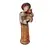 Foto de um(a) Imagem de Santo Antônio em Terracota, Bahia, Década de 1980, Peça Única, da categoria de Objetos religiosos e espirituais. Imagem de santo antônio em terracota, esplendor e coroa em metal. Com descrição do artesão, porto seguro, bahia, década de... Vendido no marketplace Trésors.