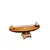 Foto de um(a) Centro de Mesa em Madeira e Resina, da categoria de Centro de mesa. Centro de mesa em madeira e resina com dois pássaros e base em relevo folhada a ouro. Peça única pelo designer marcelus... Vendido no marketplace Trésors.
