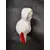 Foto de um(a) Galo em Porcelana Branca, Década de 1960, da categoria de Modelos e estatuetas. Galo em porcelana branca com policromia nos detalhes. Sem marca do fabricante, década de 1960. A: 10 / L: 5 cm / P: 11 cm... Mostrado de uma perspectiva diferente. Vendido no marketplace Trésors.