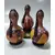Foto de um(a) Bonecas em Porongo, Arte Peruana, Década de 1980, da categoria de Bonecas. Combo com 3 bonecas peruanas feitas com porongo, com decupagem das listras clássicas do tear manual. Únicas e divertidas,... Mostrado de uma perspectiva diferente. Vendido no marketplace Trésors.