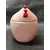 Foto de um(a) Pote Galinha com Poá em Porcelana, Década de 2000, da categoria de Garrafas, potes e jarros. Pote galinha rosa com poá branco porcelana sem marca do fabricante, década de 2000 A: 14 cm Diâmetro: 11,5 cm peso: 433 g. Mostrado de uma perspectiva diferente. Vendido no marketplace Trésors.