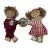 Foto de um(a) Vintage Dolls Cabbage Patch, Colecionáveis, Década de 1980, da categoria de Bonecas. Vintage dolls cabbage patch, colecionáveis. Mini dolls anos 1980, menino e menina com roupas em tecido e cabelinhos de lã.... Vendido no marketplace Trésors.