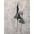 Foto de um(a) Sino de Parede em Ferro, da categoria de Objetos de parede. Sino de parede em ferro patinado e envelhecido com suporte de parede com volutas e corrente no badalo. Um excelente som! ... Mostrado de uma perspectiva diferente. Vendido no marketplace Trésors.