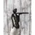 Foto de um(a) Escultura em Resina Representando Mulher Africana, Década de 2000, da categoria de Escultura. Escultura em resina representando uma africana: corpo e bandeja revestido com madrepérola, parte do corpo com pátina bronze... Mostrado de uma perspectiva diferente. Vendido no marketplace Trésors.