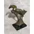 Foto de um(a) Escultura Equina em Poliresina, Peça Única, Década de 2000, da categoria de Escultura. Escultura equina em poliresina italiana com pátina bronze, base em madeira marmorizada. Peça única pelo designer marcelus... Mostrado de uma perspectiva diferente. Vendido no marketplace Trésors.