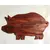 Foto de um(a) Tábua Porquinho, da categoria de Outros utensílios. Tábua de carne em madeira com modelo de porquinho, muito comum nos anos 1950.42 x 24 x 1,5 cm peso: 408g. Mostrado de uma perspectiva diferente. Vendido no marketplace Trésors.