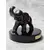 Foto de um(a) Escultura Elefante em Antimônio, Década de 1990, da categoria de Modelos e estatuetas. Elefante em antimônio com pátina bronze envelhecida, base em resina ebanizada, levando a logo do fabricante antiqua, década... Mostrado de uma perspectiva diferente. Vendido no marketplace Trésors.