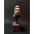 Foto de um(a) Escultura São Francisco, da categoria de Objetos religiosos e espirituais. Cabeça de são francisco em terracota policromada com base em madeira e haste em metal. Peça única pelo designer marcelus... Mostrado de uma perspectiva diferente. Vendido no marketplace Trésors.