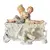 Foto de um(a) Antiga Escultura Floreira Em Biscuit Alemão Déposé Nouveau, da categoria de Escultura. Antigo bloco escultórico/floreira decorativa com figuras de crianças e cachorros, peça artística toda feita e pintada à mão... Vendido no marketplace Trésors.