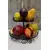 Foto de um(a) Fruteira em Aramado com Pintura Eletrostática, da categoria de Fruteiras. Fruteira em aramado com dois andares, pézinhos em "s" e pintura eletrostática na cor preta. Útil e funcional. A: 25 cm... Mostrado de uma perspectiva diferente. Vendido no marketplace Trésors.