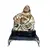 Foto de um(a) Escultura Buda Anos 80, da categoria de Escultura. Buda em gesso com pátina envelhecida, base em granito preto e pés metálico dourado. Peça única pelo designer marcelus ribas.... Vendido no marketplace Trésors.