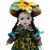 Foto de um(a) Boneca de Porcelana Girassol, Década de 1990, da categoria de Bonecas. Boneca de porcelana vestida de camponesa com chapéu de palha e girassol compondo com o vestido, década de 1990. Não tem... Vendido no marketplace Trésors.