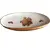 Foto de um(a) Antigo Centro De Mesa Prato Em Porcelana Real Com Frutas, da categoria de Travessas e tigelas. Porcelana antiga, borda dourada trabalhada com ouro. Em perfeito estado. Altura: 4cmComprimento: 27cmProfundidade: 15cm. Vendido no marketplace Trésors.