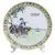 Foto de um(a) Antigo prato oriental com selo vermelho, da categoria de Pratos Decorativos. Antigo e raro prato oriental, em sólida porcelana com fina pintura manual de cenas típicas, figura bem expressiva e... Vendido no marketplace Trésors.