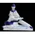 Foto de um(a) Escultura de casal bailarinos, da categoria de Escultura. Escultura de casal representando bailarinos em pose de dança com pintura manual na tonalidade azul cobalto e dourado. Peça... Mostrado de uma perspectiva diferente. Vendido no marketplace Trésors.