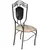 Foto de um(a) Cadeira de Ferro Decorativa com Encosto e Assento Estofado Floral, da categoria de Outras cadeiras. Sofisticada cadeira decorativa que une a robustez do metal com a delicadeza de um design clássico e imponente. Uma peça... Mostrado de uma perspectiva diferente. Vendido no marketplace Trésors.