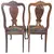 Foto de um(a) Par de Cadeiras Chippendale em Imbuia Maciça com Assento em Couro, da categoria de Outras cadeiras. Raro e imponente par de cadeiras de sala de jantar (sem braços) confeccionado em imbuia maciça, padrão construtivo de meados... Mostrado de uma perspectiva diferente. Vendido no marketplace Trésors.