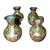 Foto de um(a) Antiga Coleção Com 4 Vasinhos Miniatura Em Bronze Cloisonné, da categoria de Vasos. Antiga coleção com 4 lindos vasinhos diferentes, em bronze Cloisonné. Perfeitinhos Altura 5cm cada. Vendido no marketplace Trésors.