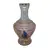 Foto de um(a) Antigo Vaso Art Deco Em Vidro Veneziano Pintado À Mão, da categoria de Vasos. Antigo vaso art deco em vidro veneziano pintado à mão, com filetes em ouro. Impecável. Altura 20cm. Vendido no marketplace Trésors.