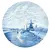 Foto de um(a) Antigo Lindo Prato Medalhão Porcelana Holandesa Delfts Blue, da categoria de Pratos Decorativos. Delft Blue - Naar Louis Apol. Antigo e grande prato/medalhão decorativo, em porcelana artística holandesa pintado à mão com... Vendido no marketplace Trésors.
