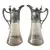 Foto de um(a) Antigo Raro Par De Jarras Claret Jug Cristal Art Nouveau Wmf, da categoria de Garrafas, potes e jarros. WMF. Antigo e raro par de grandes jarras Claret jug em cristal alemão lapidadas à mão, linda decoração floral em relevo.... Vendido no marketplace Trésors.