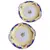 Foto de um(a) Antigo Par De Pratos Com Alças Porcelana Inglesa Grindley, da categoria de Pratos Decorativos. Grindley - England. Antigo par de pratos com alças, para servir ou decorar. Porcelana inglesa com filetes em ouro, decoração... Vendido no marketplace Trésors.