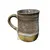 Foto de um(a) Caneca Cerâmica 90'S, da categoria de Canecas. Caneca em cerâmica de alta temperatura e vitrificada, década de 1990. A: 9 cm / Diâmetro: 7 cm Peso: 233 g. Vendido no marketplace Trésors.