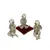 Foto de um(a) Antigo Bibelô Nua Em Biscuit Porcelana Espanhola Marti Piero, da categoria de Modelos e estatuetas. Marti Piero. 3 bibelôs da famosa porcelana espanhola, com filetes de ouro. Medida aproximadamente 8 x 9cm cada. Vendido no marketplace Trésors.