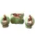 Foto de um(a) Antigo Conjunto Saleiro Pimenteiro Porta Guardanapo Majolica, da categoria de Saleiros e pimenteiros. Antigo conjunto composto por saleiro, pimenteiro e porta guardanapos em porcelana alemã, no formato de frutas. Peças muito... Vendido no marketplace Trésors.