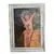 Foto de um(a) Anjo Acrílico sobre Tela, da categoria de Pinturas. Quadro em acrílico sobre tela de anjo com técnica de envelhecimento e craquelamento, moldura provençal com pátina dourada.... Vendido no marketplace Trésors.