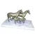 Foto de um(a) Escultura Equina, da categoria de Escultura. Escultura equina em antimônio com pátina bronze, década de 1940, com base em mármore carrara. Restauro pelo designer... Vendido no marketplace Trésors.