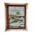 Foto de um(a) Quadro Ponto de Cruz Anos 50, da categoria de Arte têxtil. Quadro em ponto de cruz com moldura original, passe-partout original em veludo (desgaste do tempo) e vidro comum, década de... Vendido no marketplace Trésors.